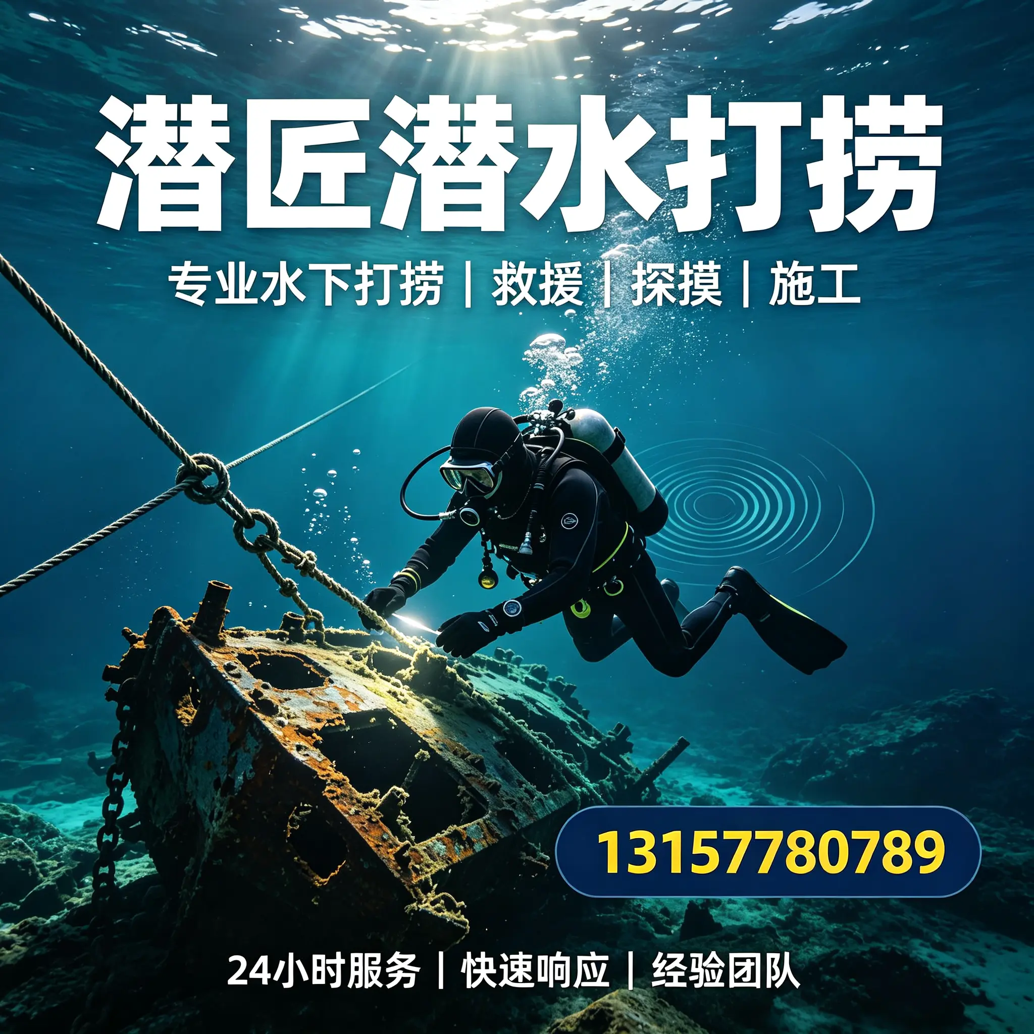 靖安水下打捞作业服务产品